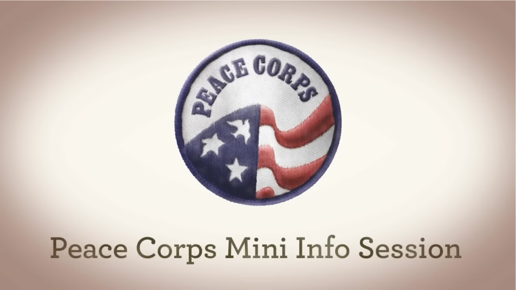 Peace Corps Mini Info Session